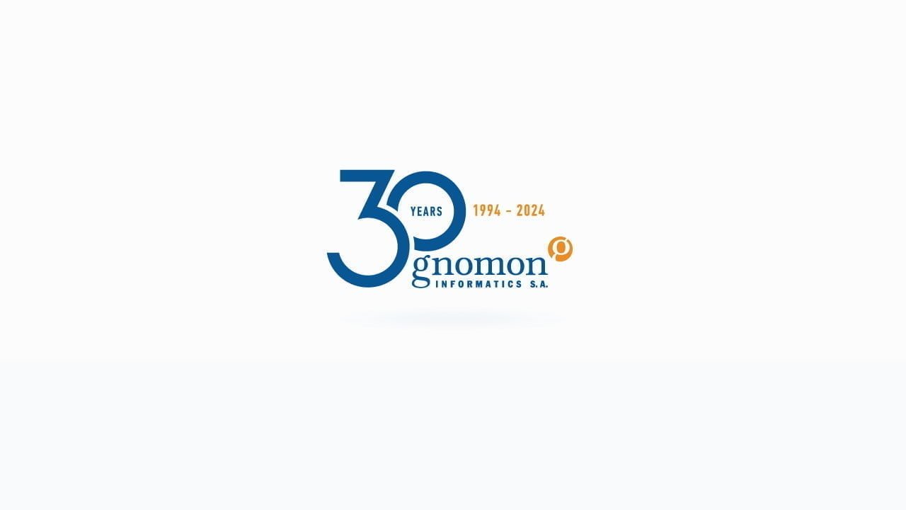 Gnomon 30years logo - Apostolia Karabatea