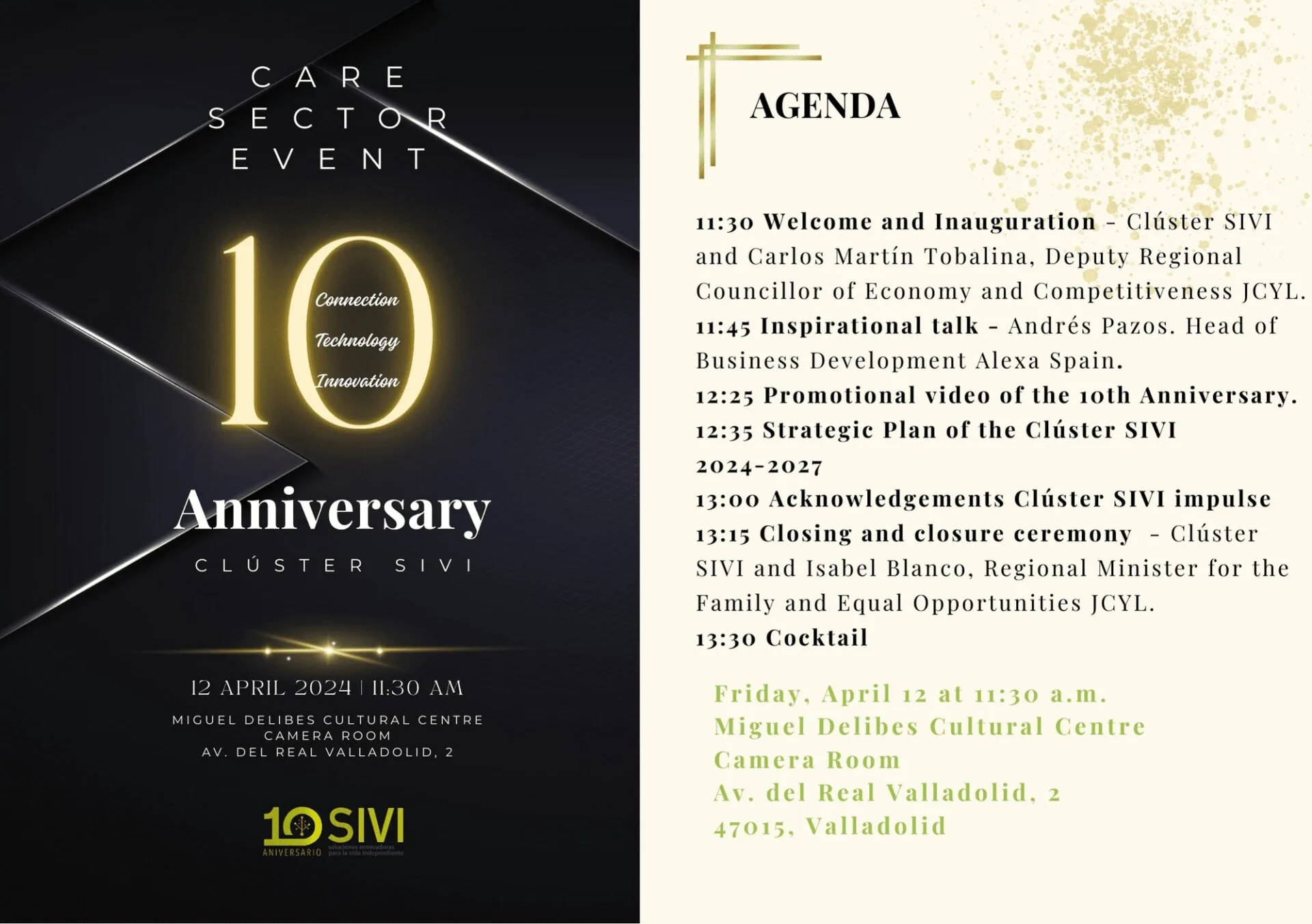 INVITACIÓN GALA - Ingles - SIVI SIVI